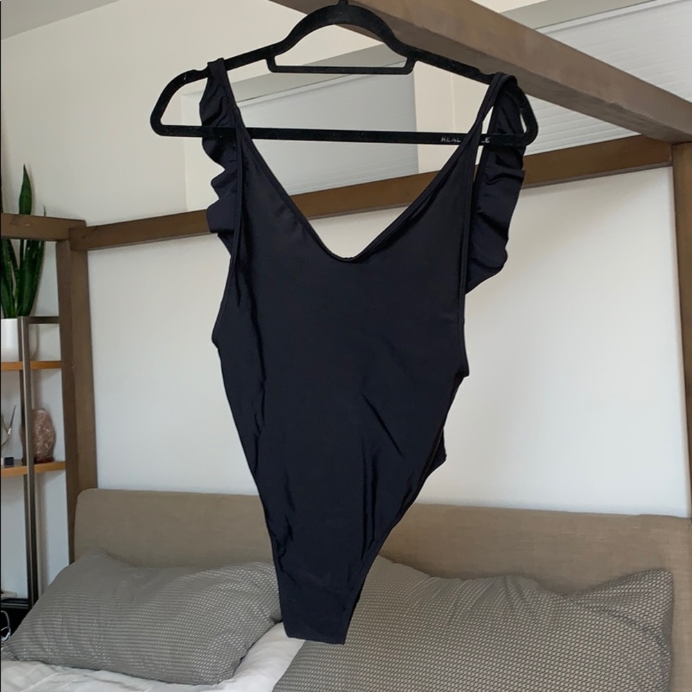aerie Black One Piece Swimsuit - Small / Petite